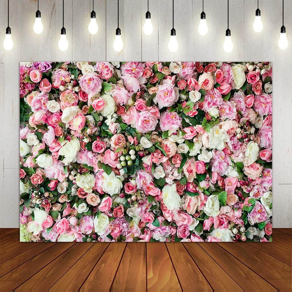 Fondo de Fotografía Floral Rosa 304.8x243.8 cm Estudio de Arte