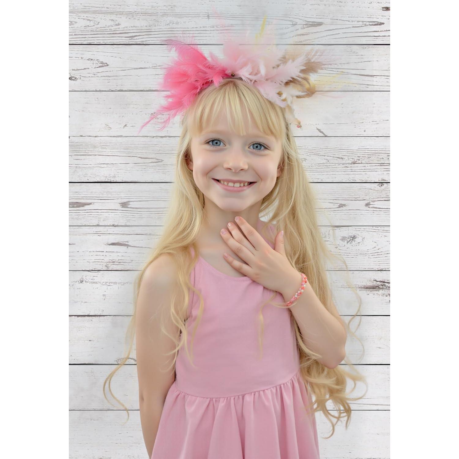 Fondo de Madera Blanca Kate 2.44x2.44m Microfibra Estudio