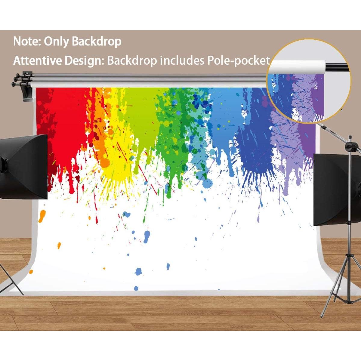 Fondo de Salpicaduras de Pintura 3x2.1m MEETSIOY HXMT600