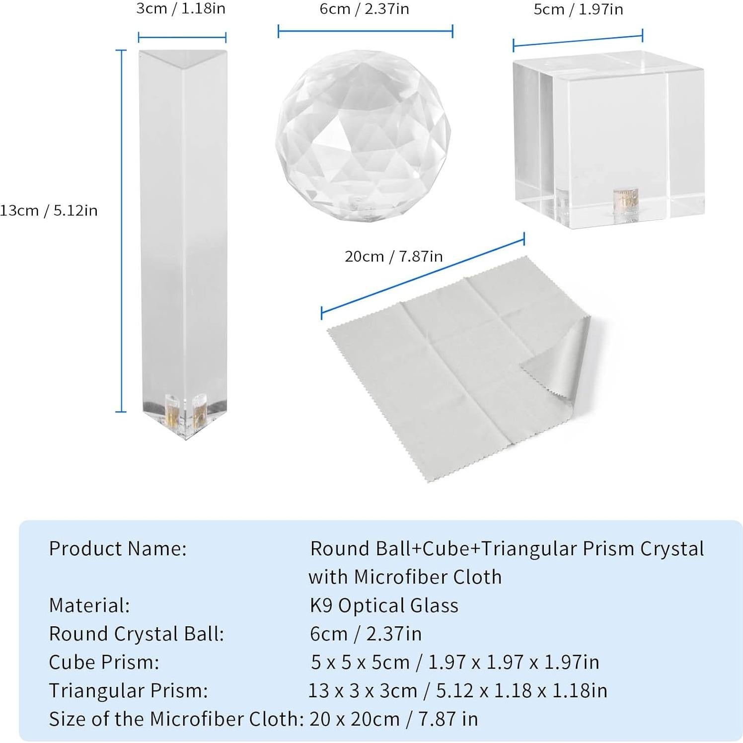 Set de Prismas de Fotografía MK Studio con Mini Trípode