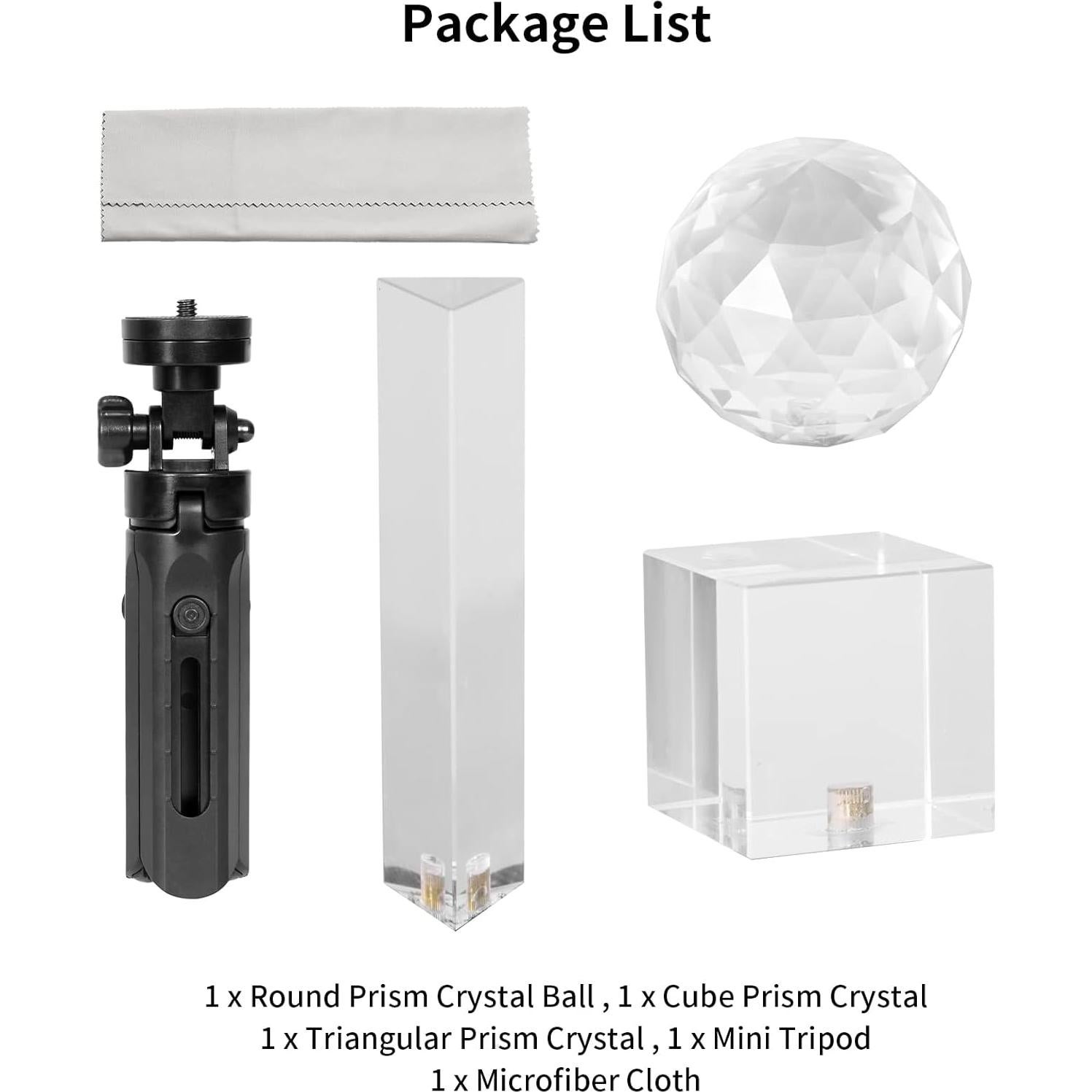 Set de Prismas de Fotografía MK Studio con Mini Trípode