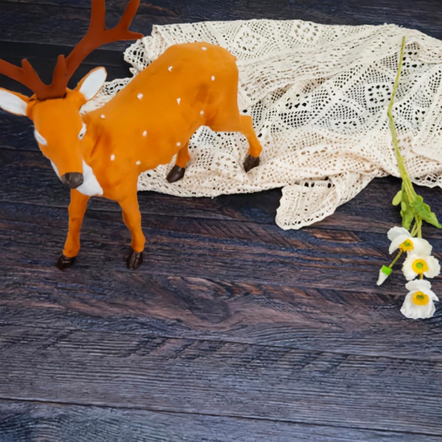 Tapete de Fotografía Kate 2.5x1.5m Madera Marrón Antideslizante