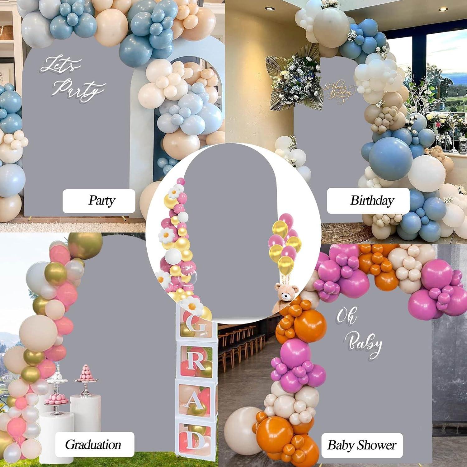 Cubiertas de Arco Spandex Vlakteven 2.2m y 1.8m Gris Claro