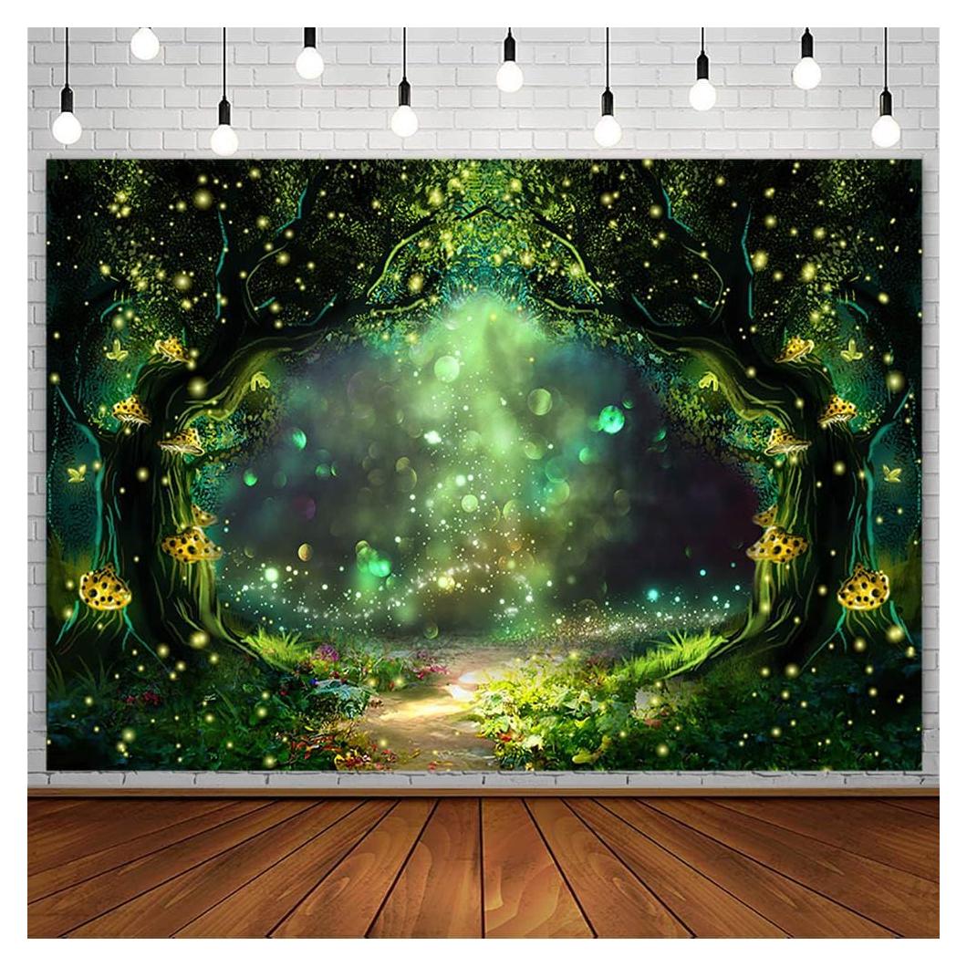 Fondo Fotográfico AIBIIN 2.1x1.5m Jardín Encantado