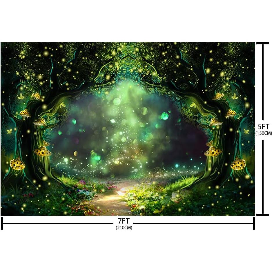 Fondo Fotográfico AIBIIN 2.1x1.5m Jardín Encantado