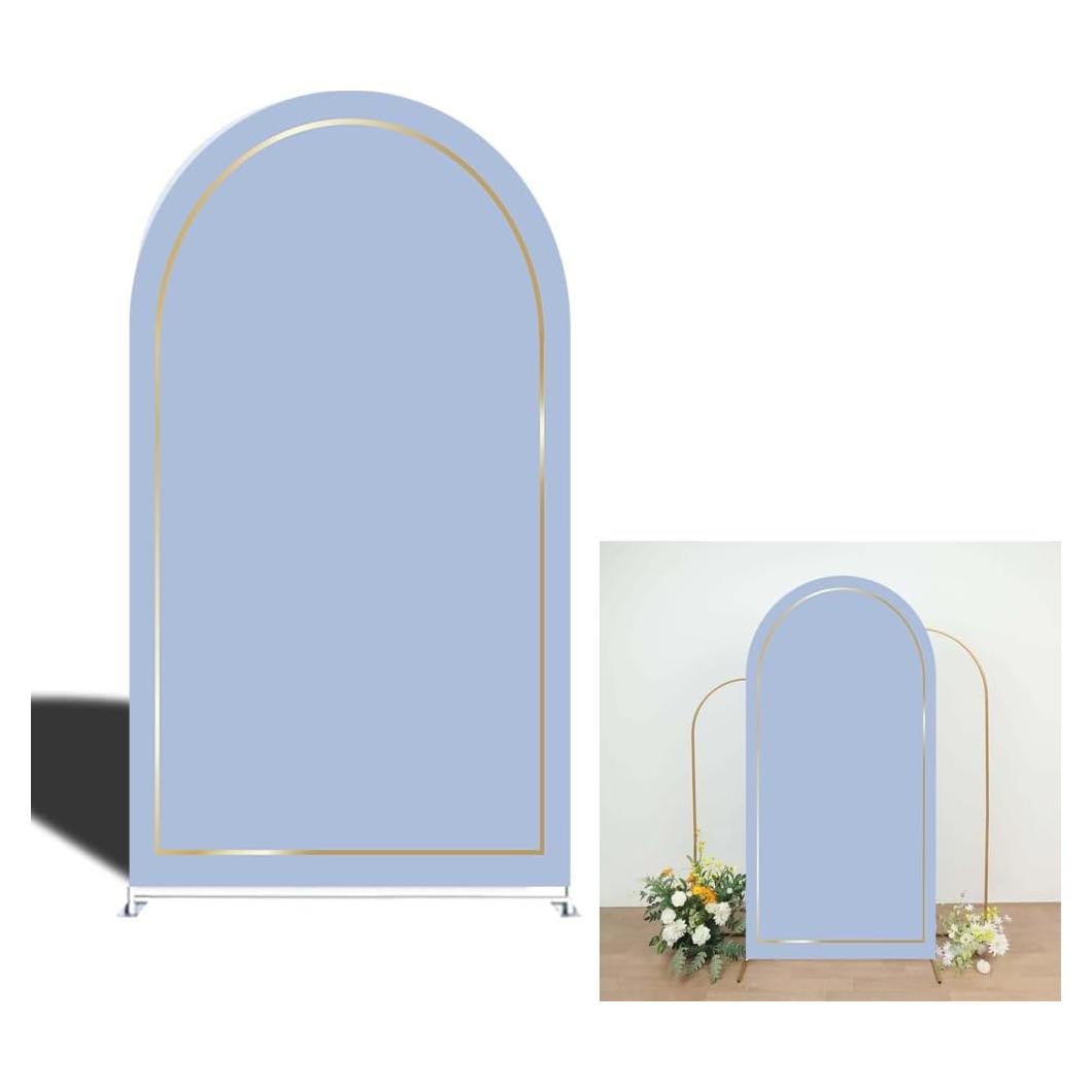 Cubierta de Fondo de Arco Spandex Doble Cara FiVan 1.83x0.79m Azul