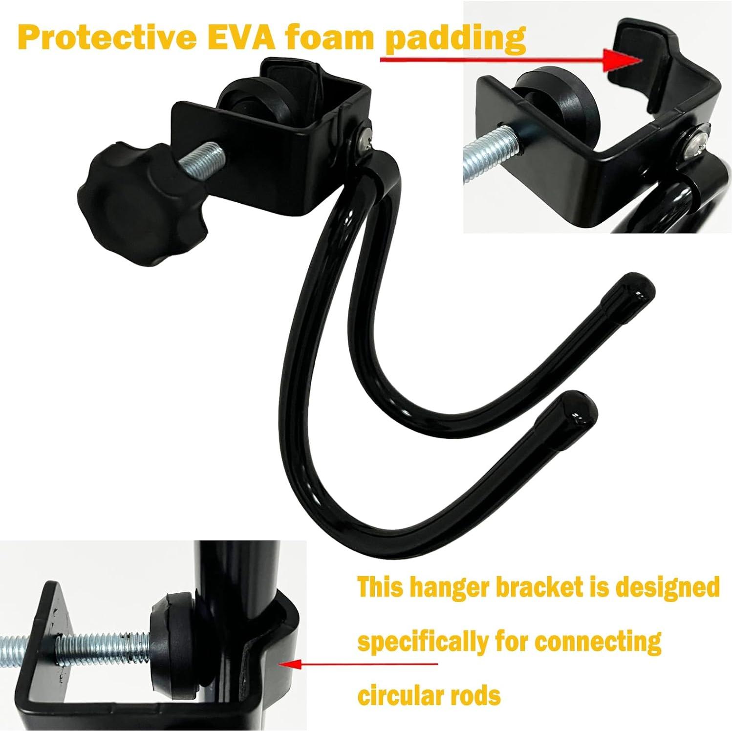 Soporte de Micrófono para Tambor Pmsanzay - Ajustable, Metal Negro