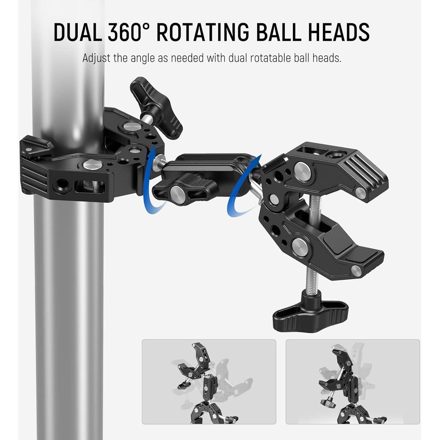 Soporte de Cámara NEEWER con Brazo Mágico y Abrazaderas