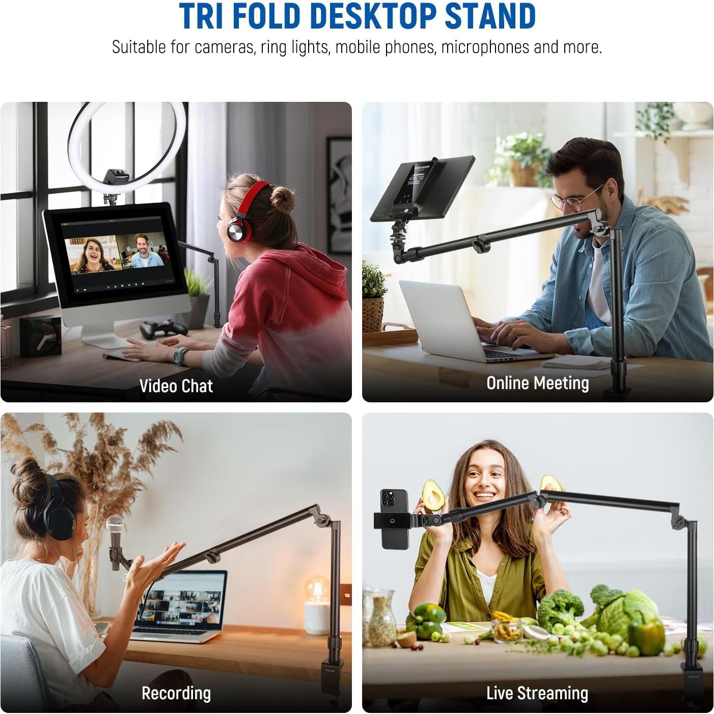 Soporte de Cámara NEEWER con Brazo Mágico y Abrazaderas