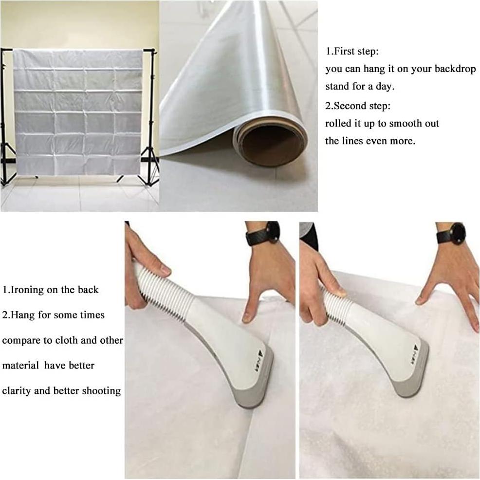 Fondo de Fotografía YongFoto 2.44x1.83m Nubes Blancas