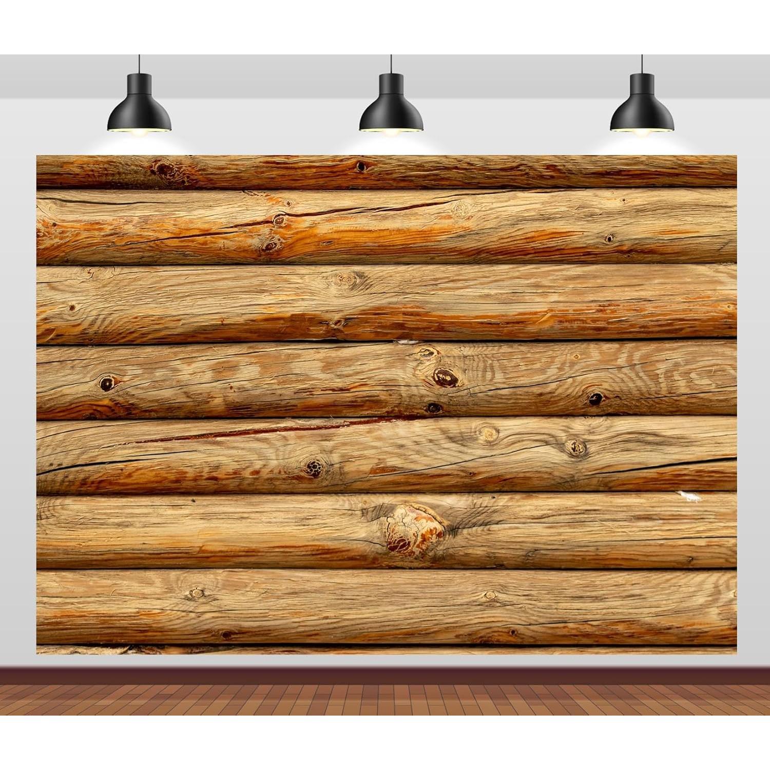 Fondo de Tela BELECO 3m x 2.5m Madera Rústica Decoración