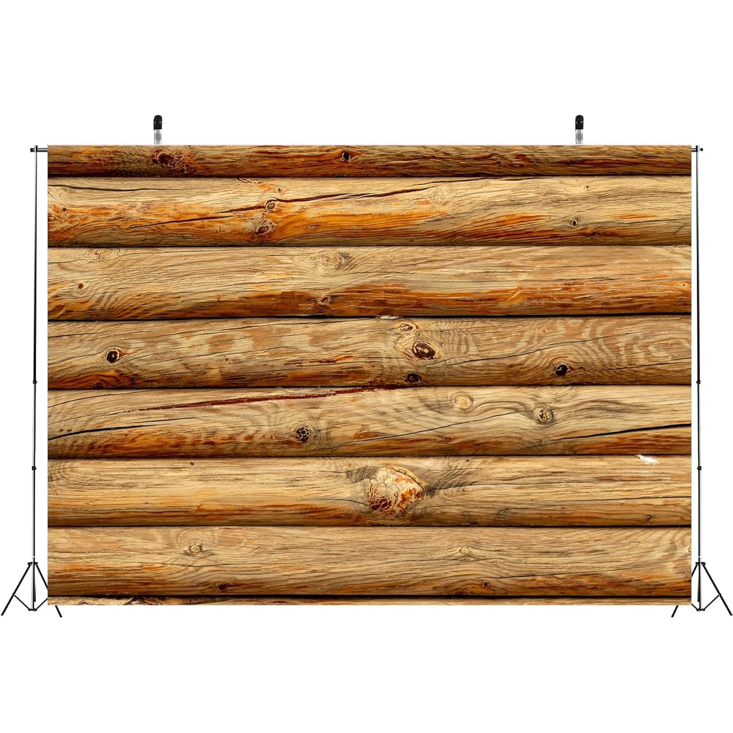 Fondo de Tela BELECO 3m x 2.5m Madera Rústica Decoración