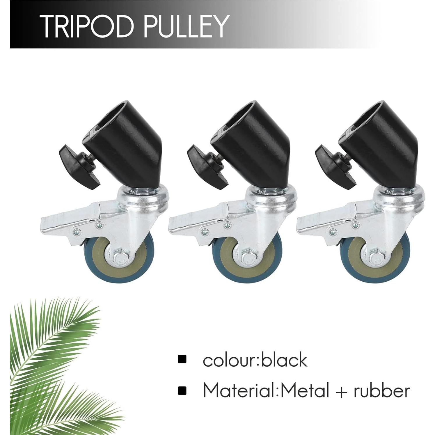 Rueda de Caster Universal ALOEU 22mm para Trípode Estudio