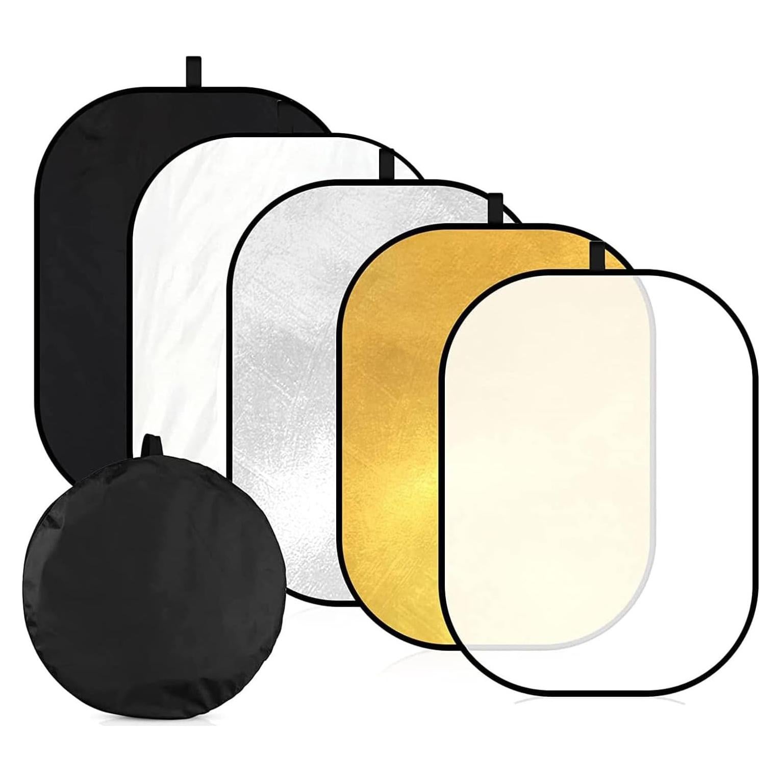 Reflector de Luz 5 en 1 YUOCU 80x120cm Plegable con Bolsa