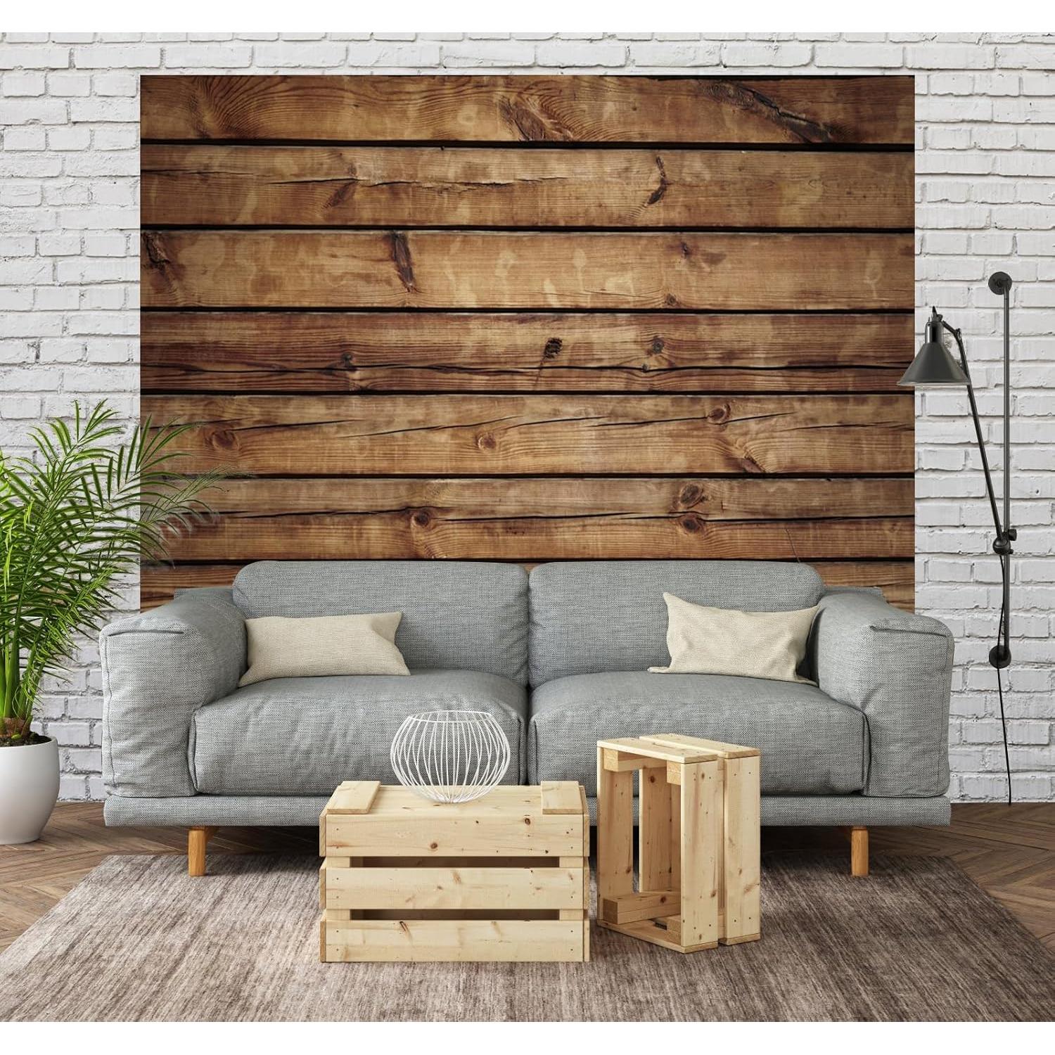 Fondo Fotográfico Vinilo 3x2.4m DH-261 Madera Vintage