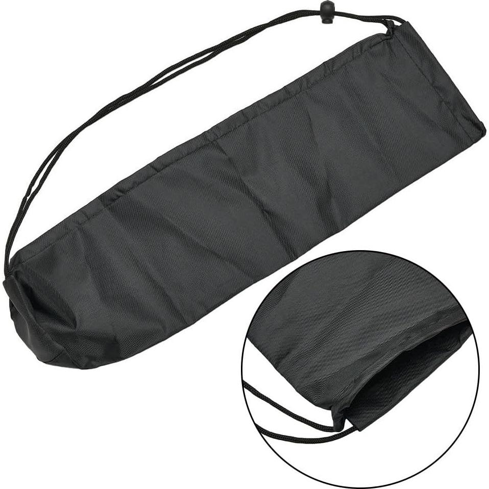 Drawstring Toting Bag Handbag For Mic Light Tripod Stand Monopod Foldable Tripod Bag For Photographic Studio, Light Stand, Black(8.5x43cm)