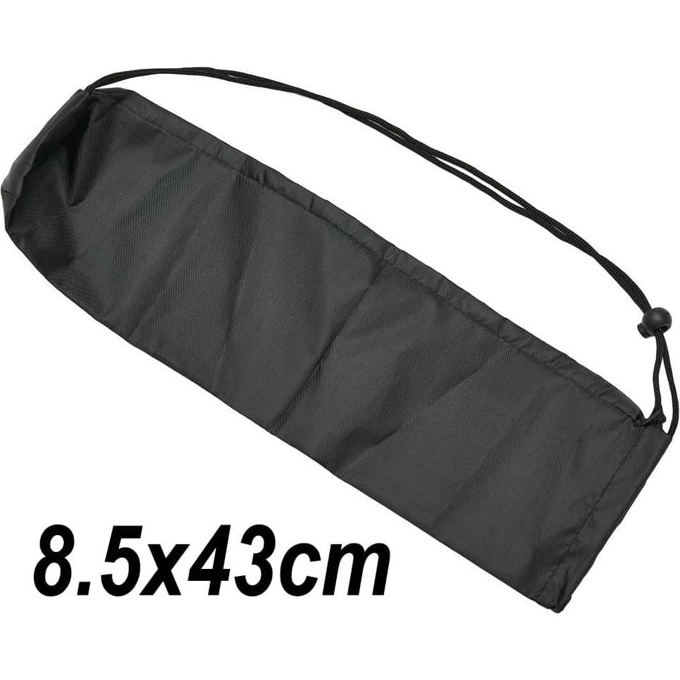 Drawstring Toting Bag Handbag For Mic Light Tripod Stand Monopod Foldable Tripod Bag For Photographic Studio, Light Stand, Black(8.5x43cm)