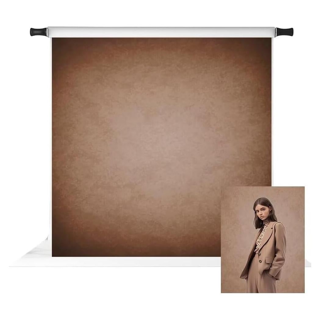 Fondo de Foto Abstracto Kate 3m x 3m Microfibra Marrón Claro