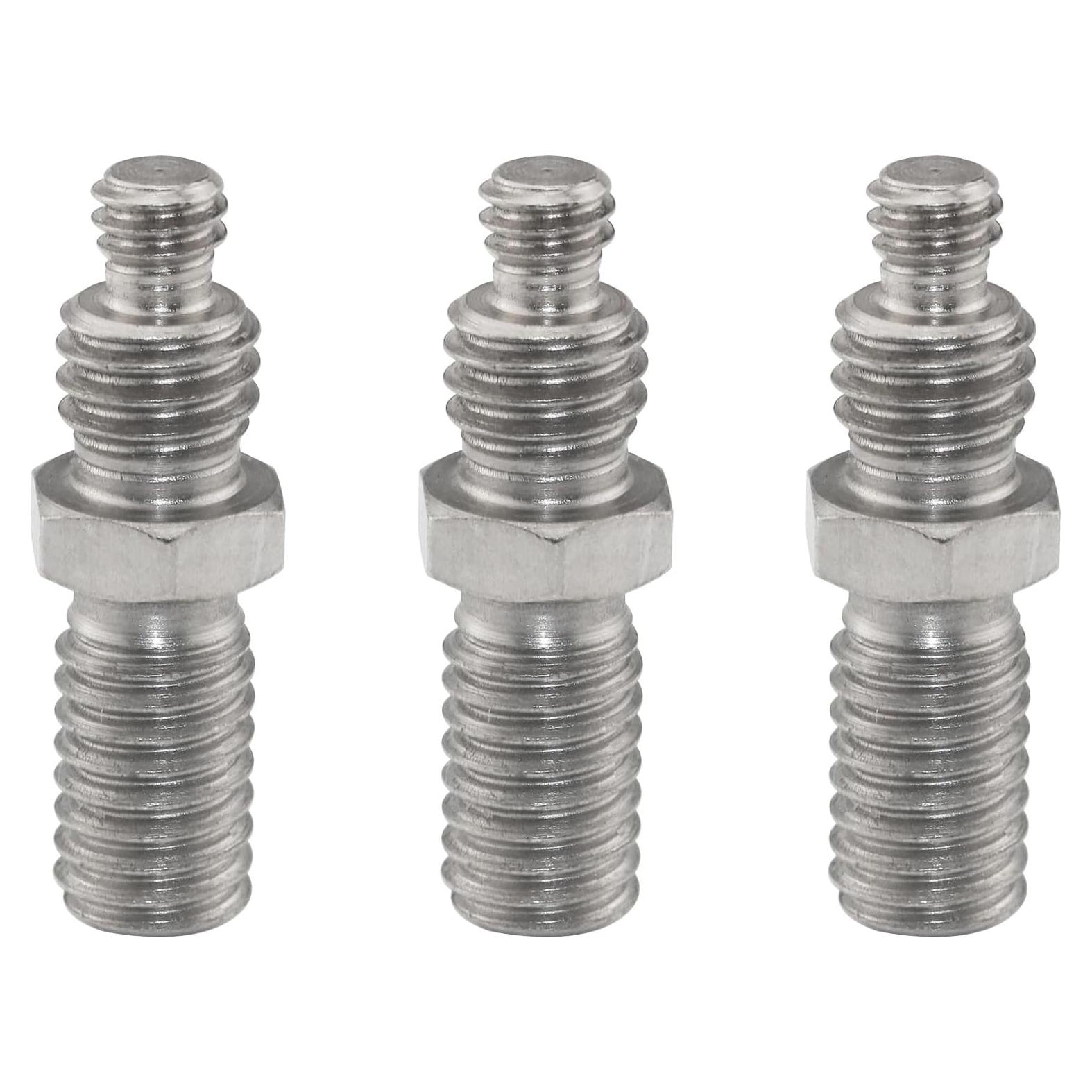Adaptadores de tornillo de trípode LUORNG 1/4 a 3/8 - 3 Pcs