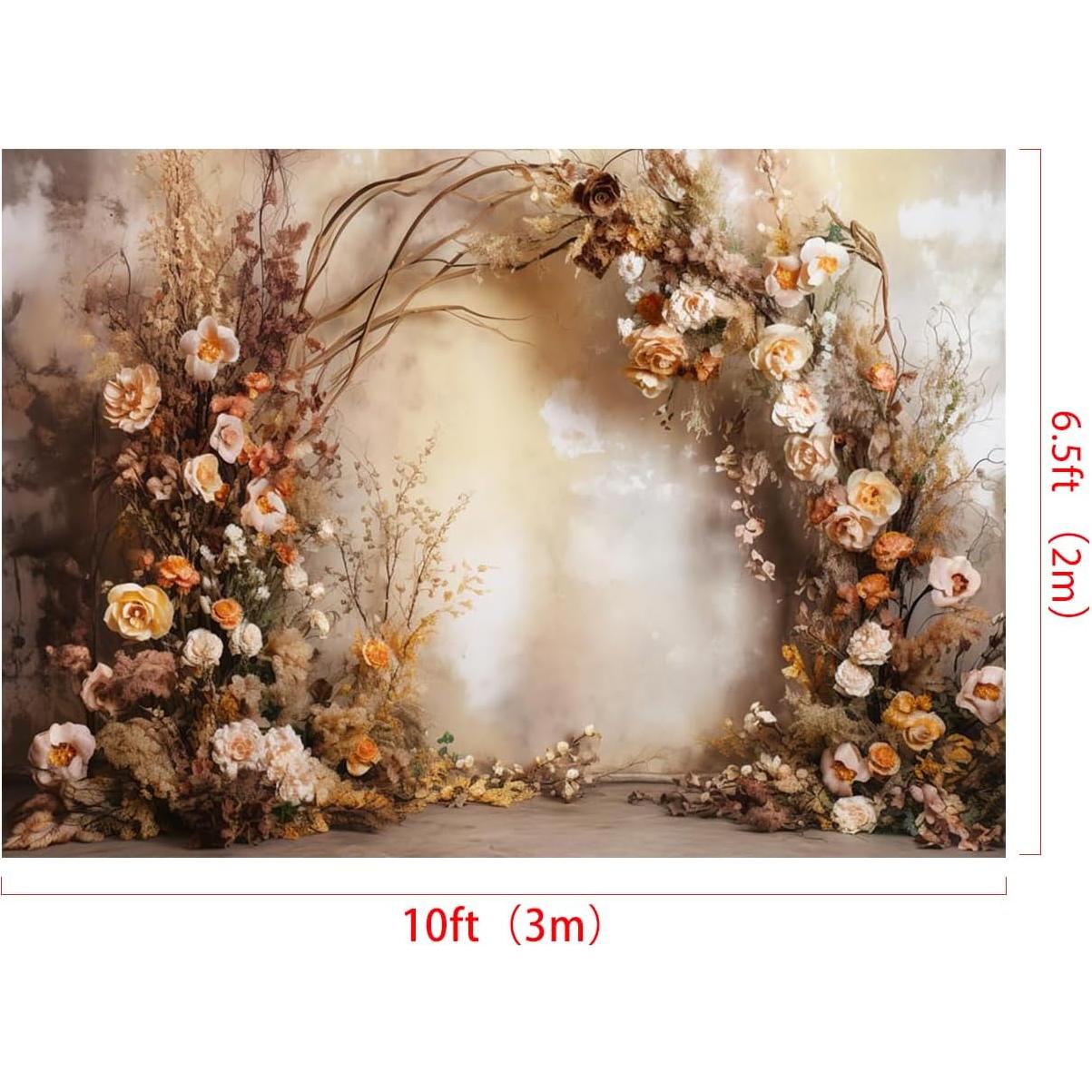 Fondo Fotográfico Vintage Flores Kate 3x2m Microfibra