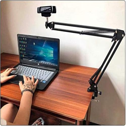 AceTaken Webcam Stand Kit, 2in1 Wall Mount and Clamp Arm Holder for Logitech C920 C920s C922x C930e C925e Brio
