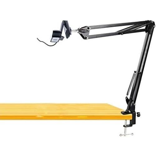 AceTaken Webcam Stand Kit, 2in1 Wall Mount and Clamp Arm Holder for Logitech C920 C920s C922x C930e C925e Brio