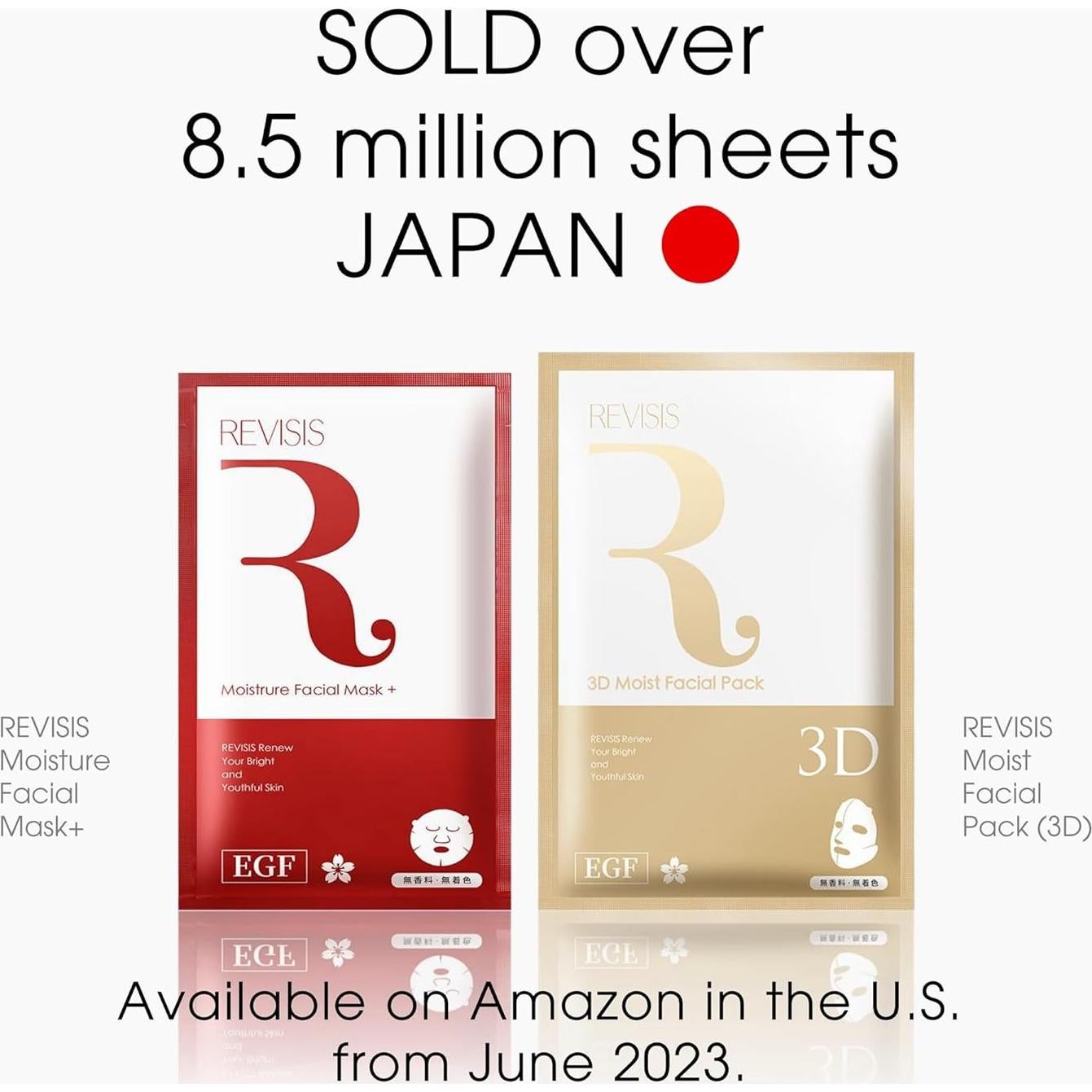 Mascarilla Facial Hidratante REVISIS 30 Hojas Colágeno y Ácido Hialurónico