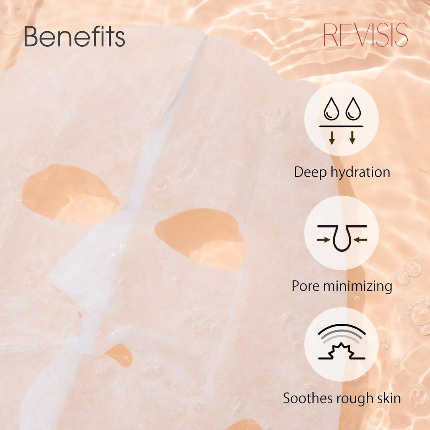 Mascarilla Facial Hidratante REVISIS 30 Hojas Colágeno y Ácido Hialurónico