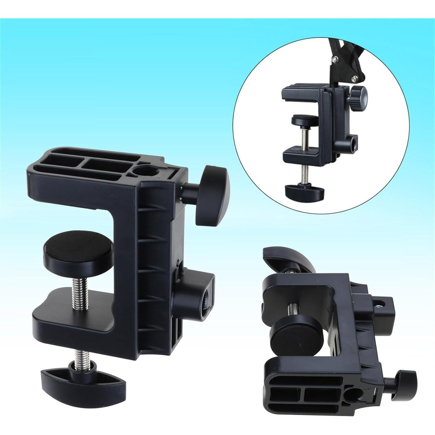 Desktop C Type Clamp Adjustable Desk Fixed Holder Clip For Camera Photography Studio Light Stand Clip