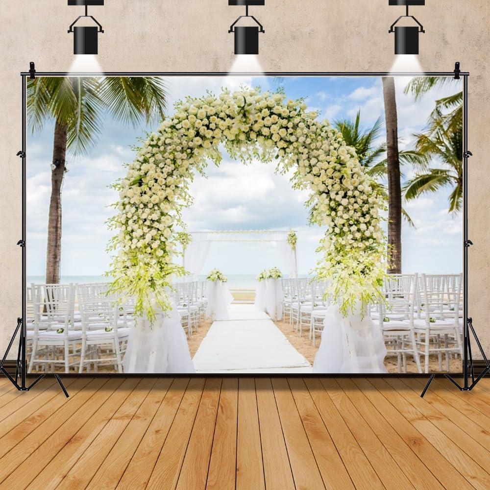 Fondo Fotográfico Vinilo 7x5ft Verde Claro ZARROUEA