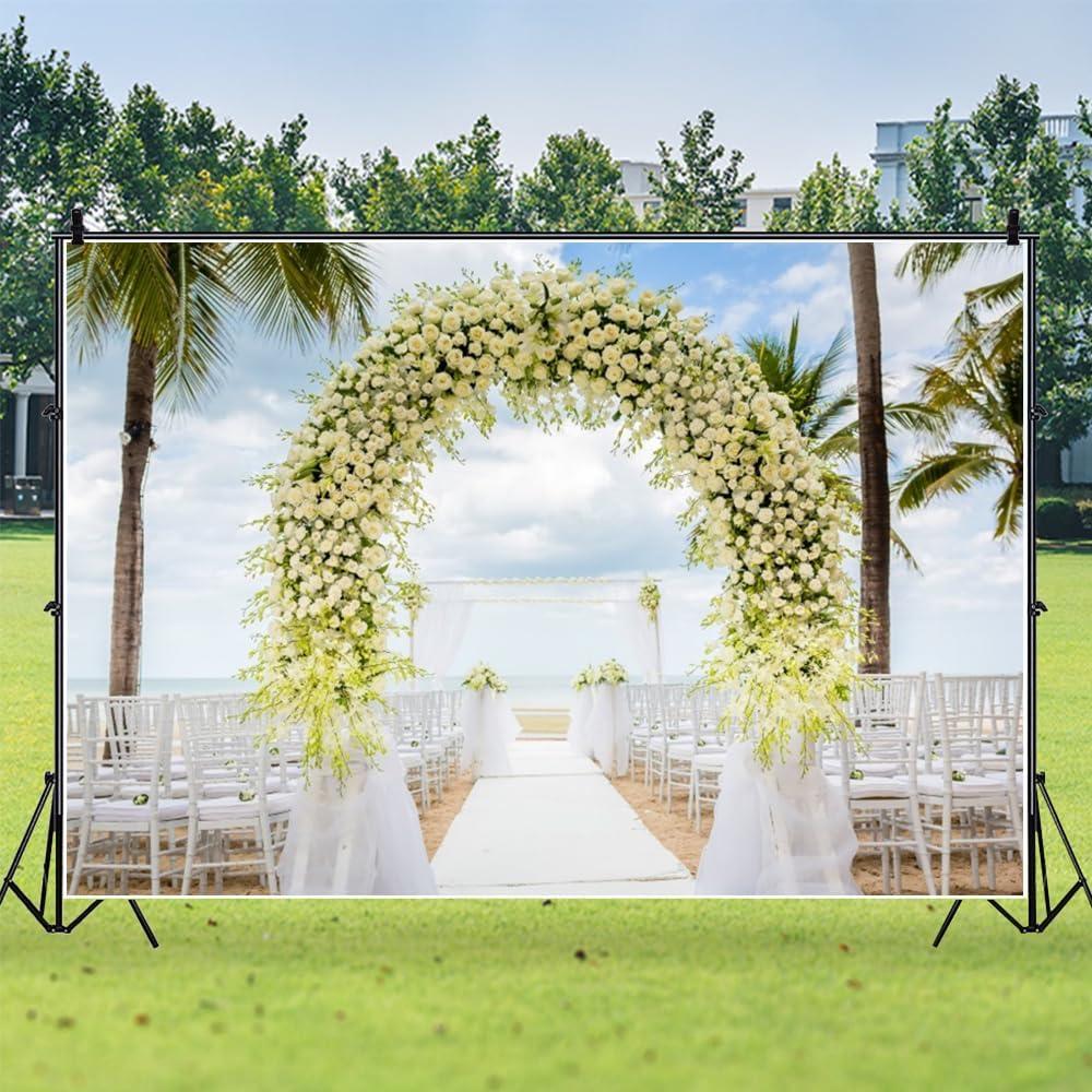 Fondo Fotográfico Vinilo 7x5ft Verde Claro ZARROUEA