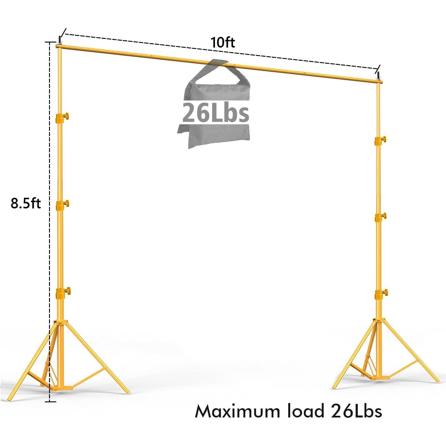 Soporte de Fondo Ajustable HYJ-1022 3 a 2.6 m con Bolsa