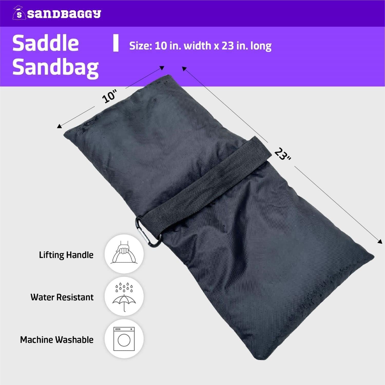 Bolsas de Arena Vacías Sandbaggy con Clip - 11.34 kg Capacidad