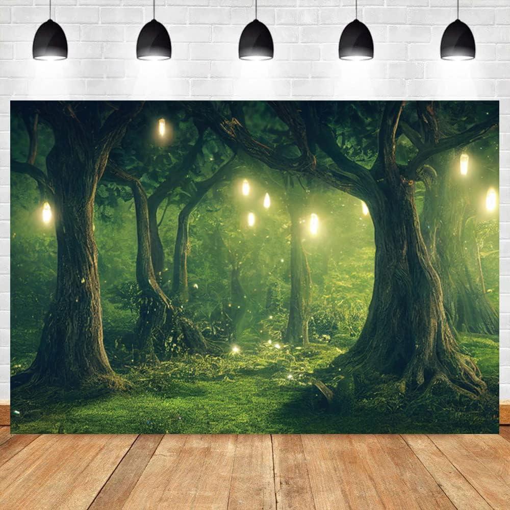 Fondo de Fotografía Renaiss 3x2.5m Bosque Encantado Poliester