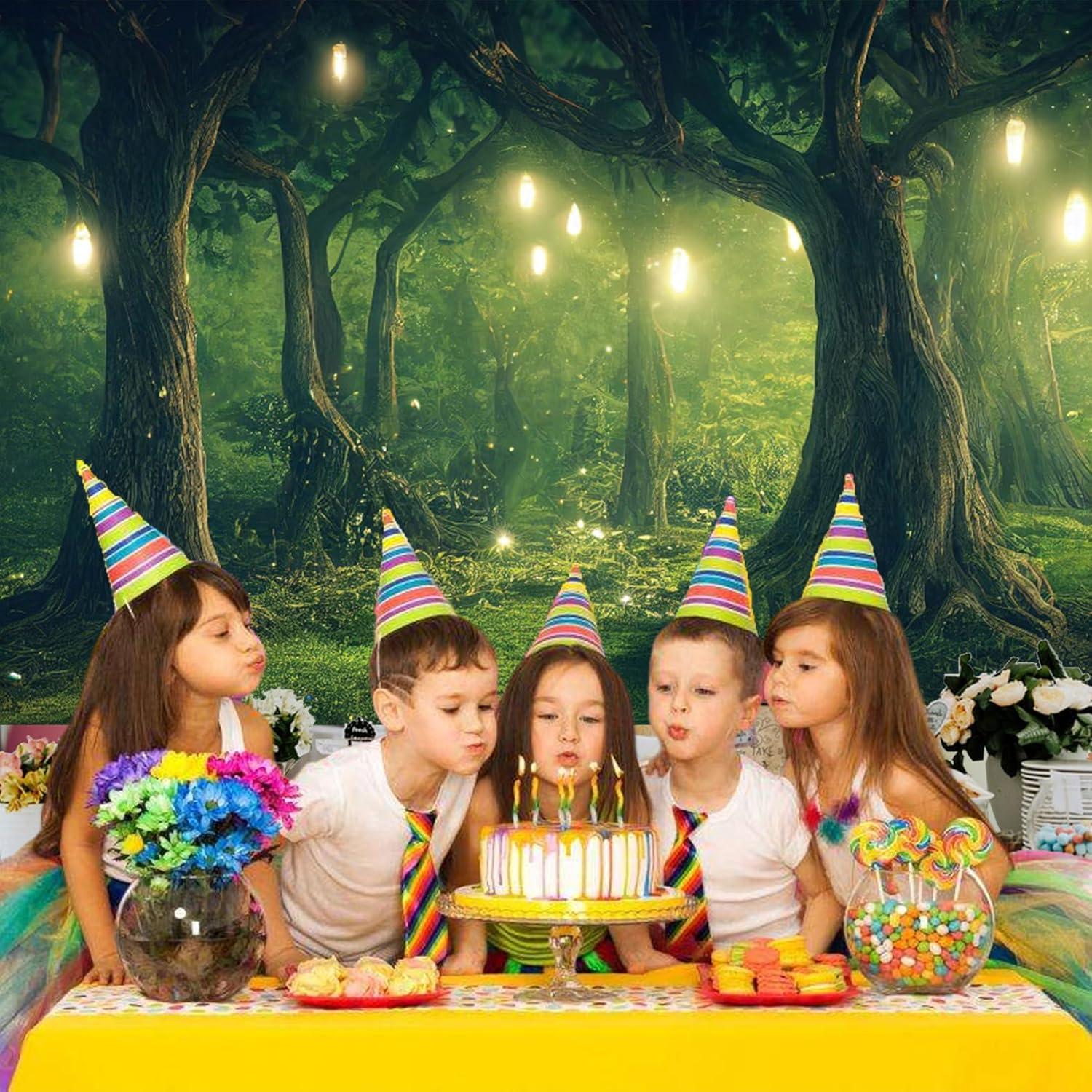 Fondo de Fotografía Renaiss 3x2.5m Bosque Encantado Poliester