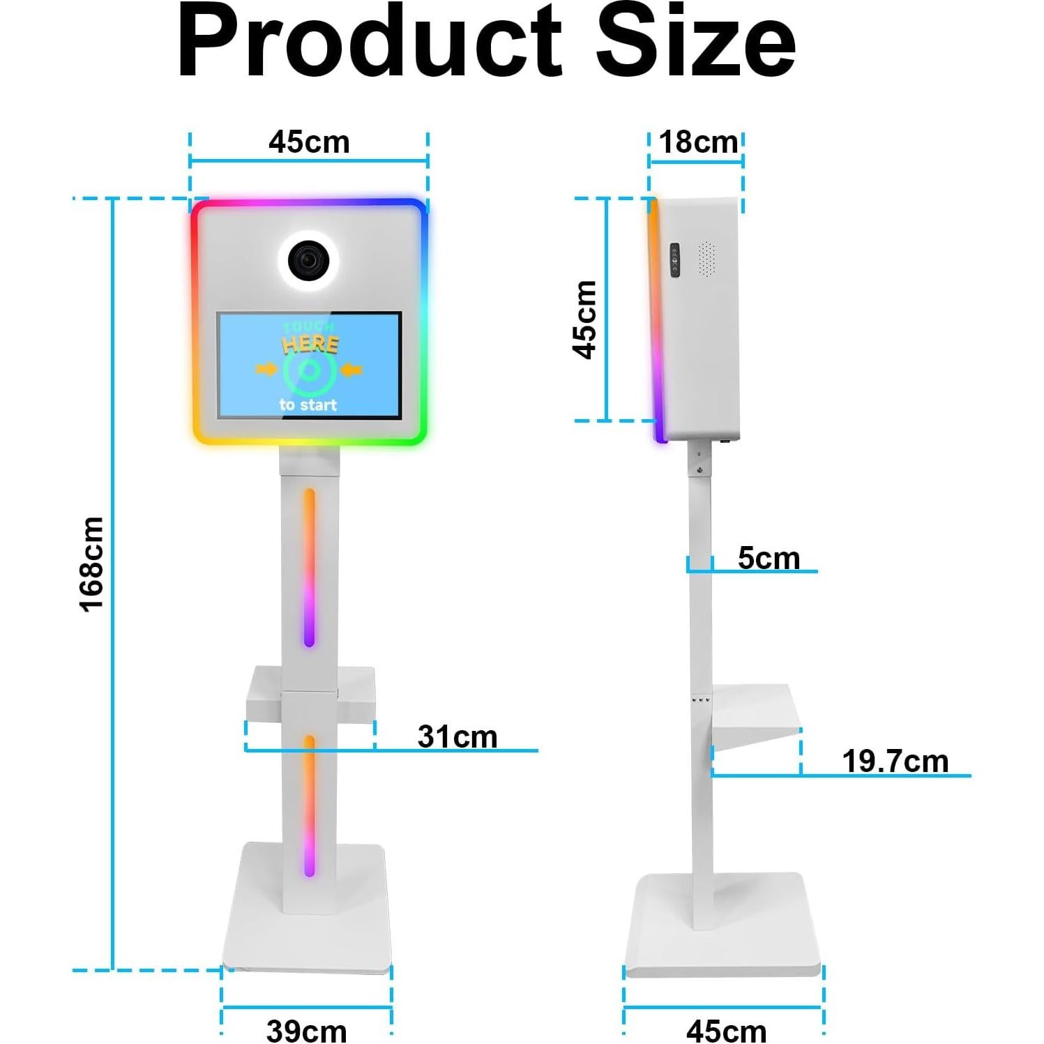 Cabina de Fotos Espejo SHEN ZHEN RM con Cámara e Impresora
