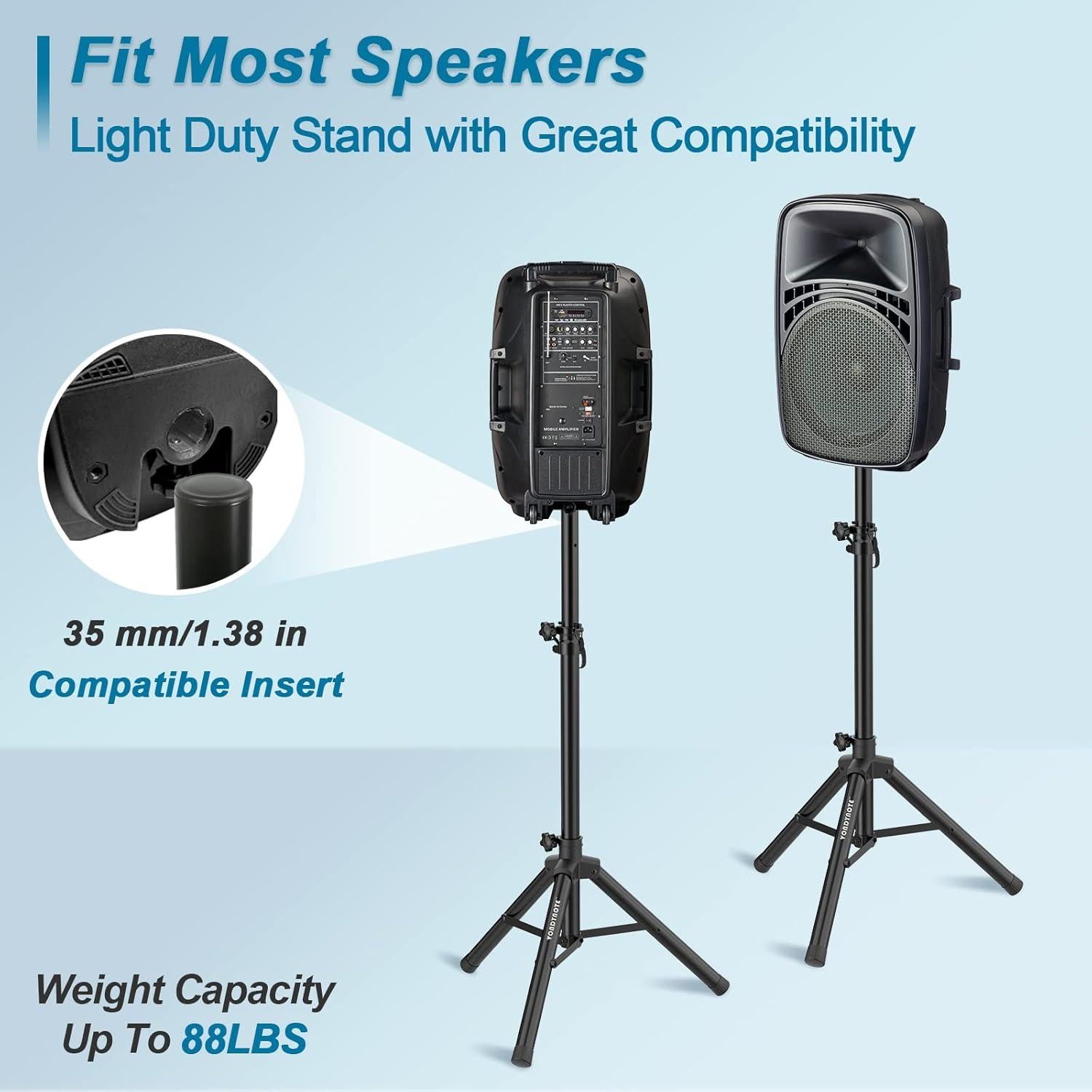 Soporte de Altavoz Tripode Vondynote Ajustable 85.1-135.9 cm