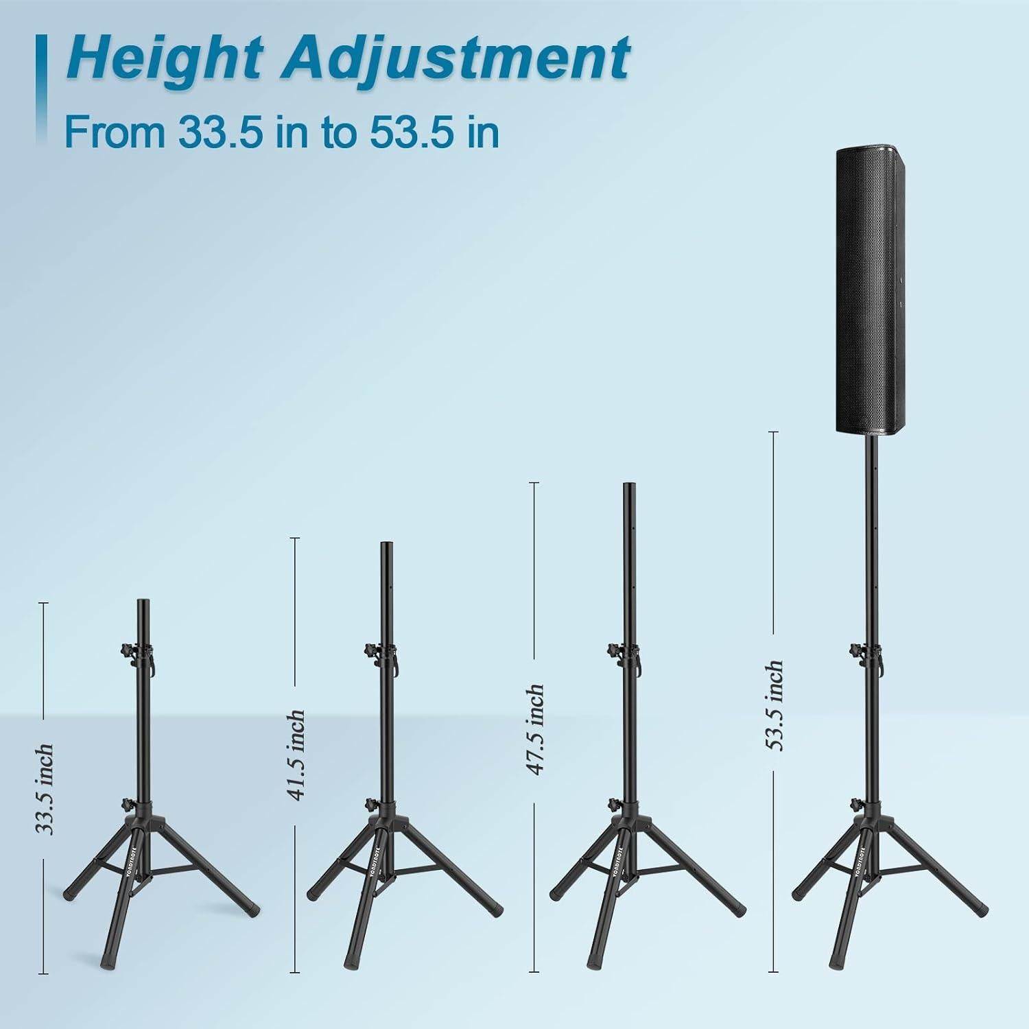 Soporte de Altavoz Tripode Vondynote Ajustable 85.1-135.9 cm