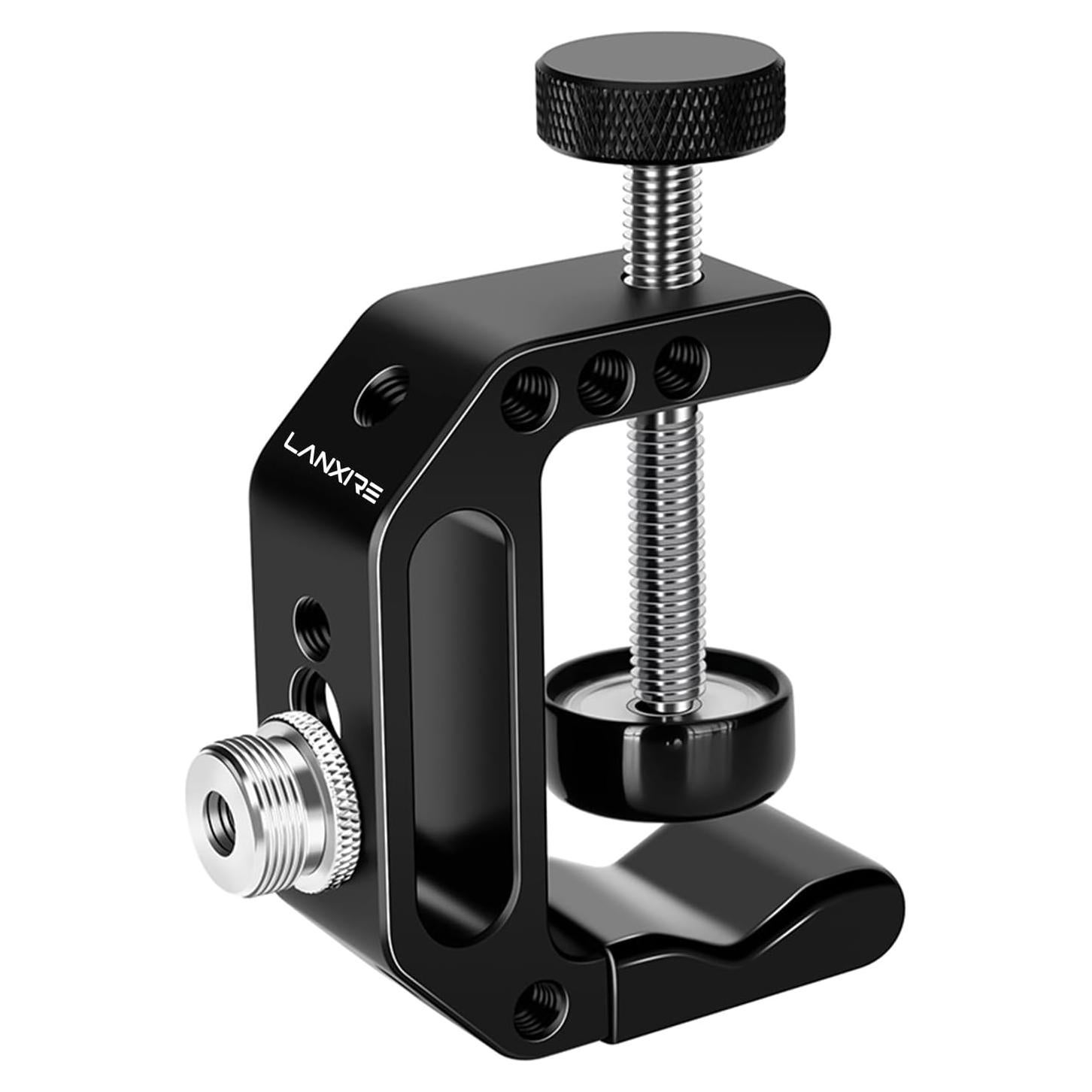 Soporte de Micrófono C Clamp Lanxire con Adaptador 1/4" a 5/8"