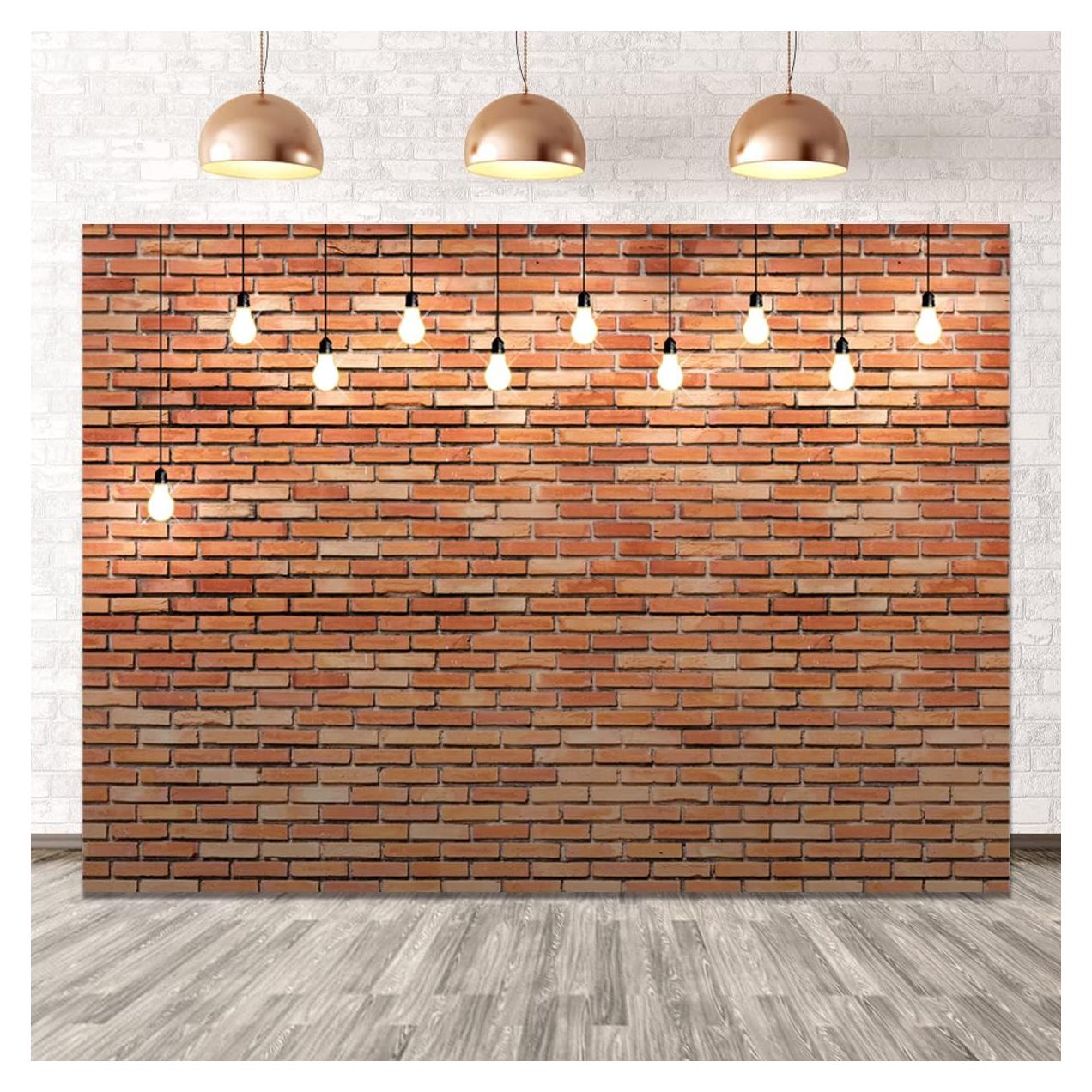 Fondo de Pared de Ladrillo Rojo 2.1x1.5m para Fotografía DH-194