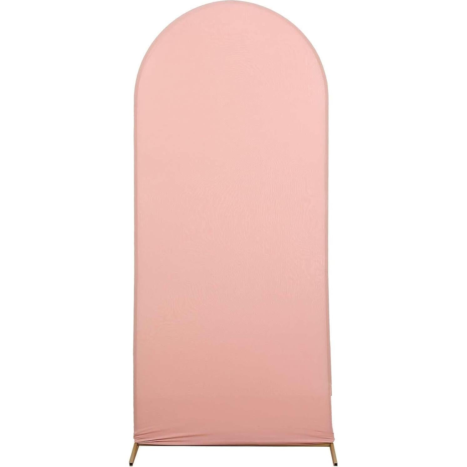 Cubierta de Marco de Fondo Spandex Efavormart 6 pies Rosa Polvoriento