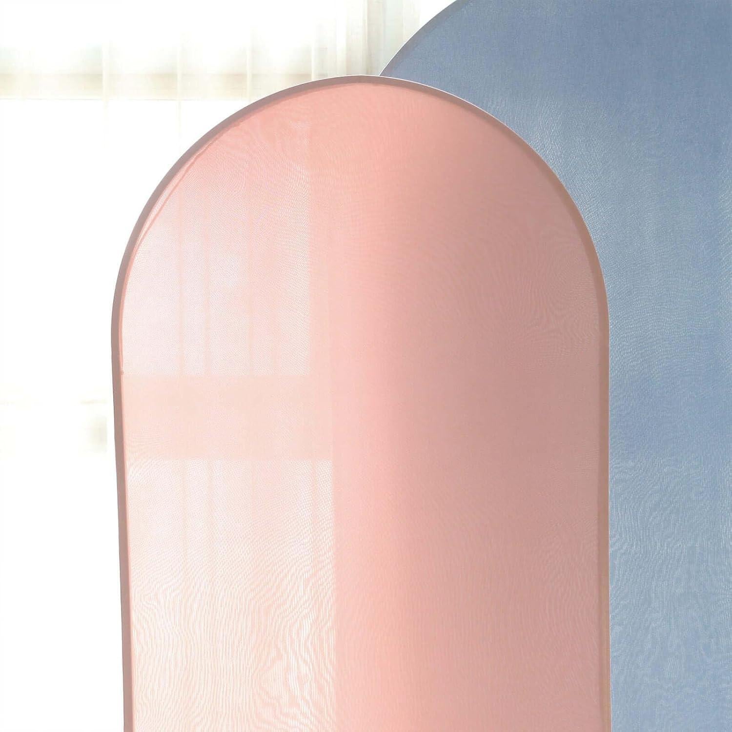 Cubierta de Marco de Fondo Spandex Efavormart 6 pies Rosa Polvoriento