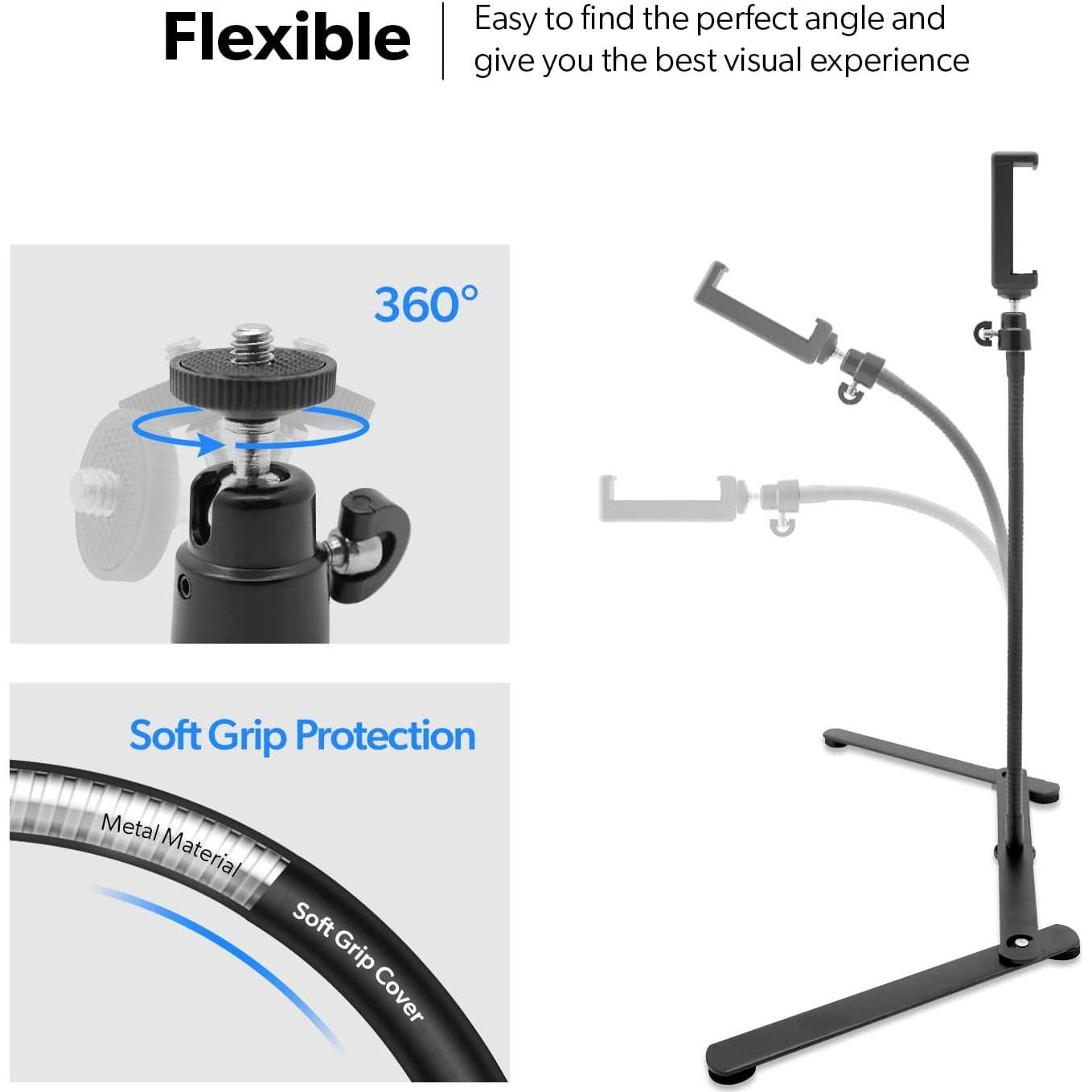 Soporte de Mesa Gooseneck LimoStudio AGG3314 para Teléfono