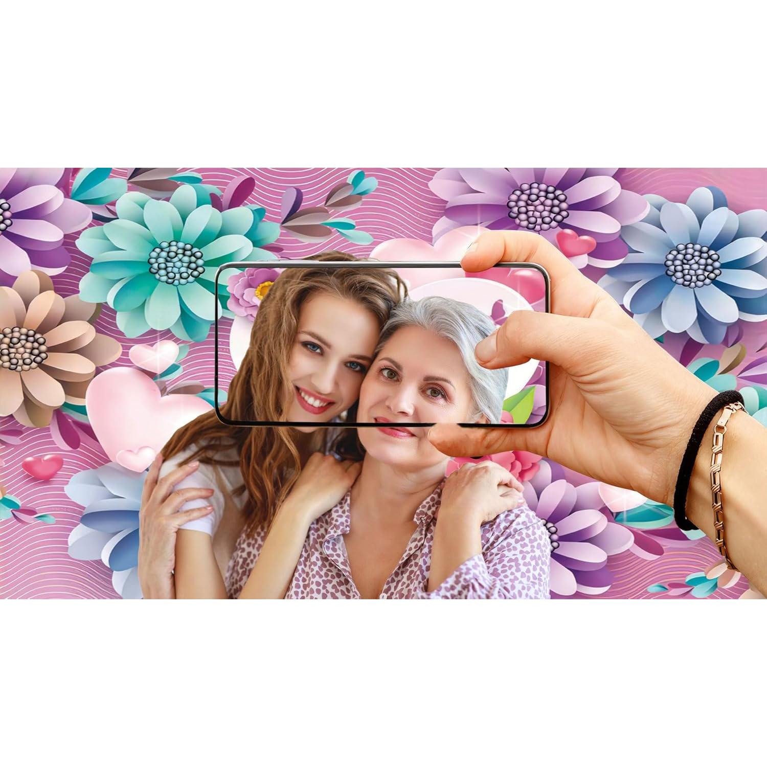 Fondo de Fotografía Día de la Madre YYNXSY 2.4x1.8m Vinilo