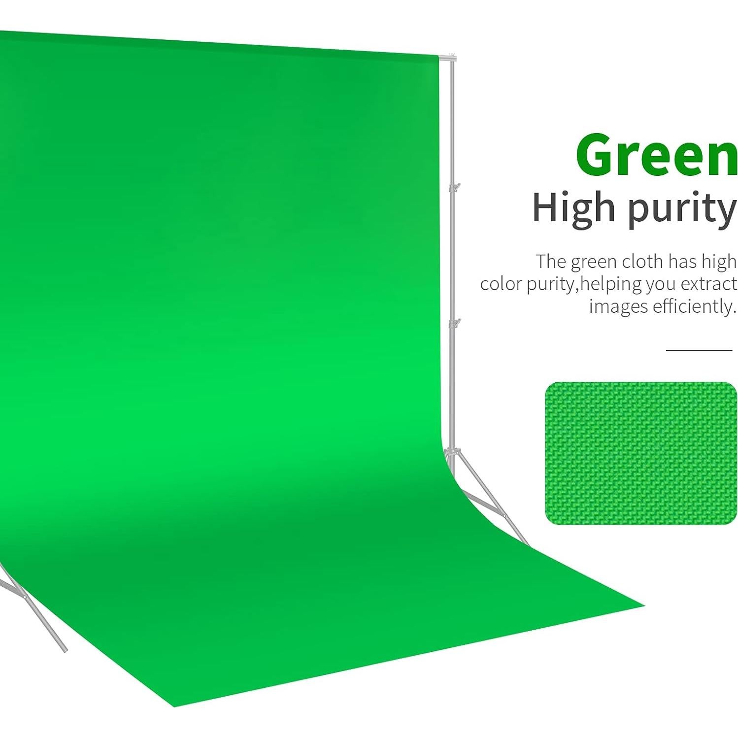 Fondo de Estudio Fotográfico Neewer 3x3.6m Verde Premium