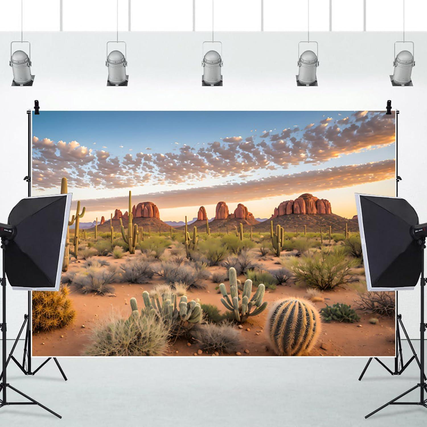 Fondo de Fotografía Desértico 7x5 pies GKLEASG