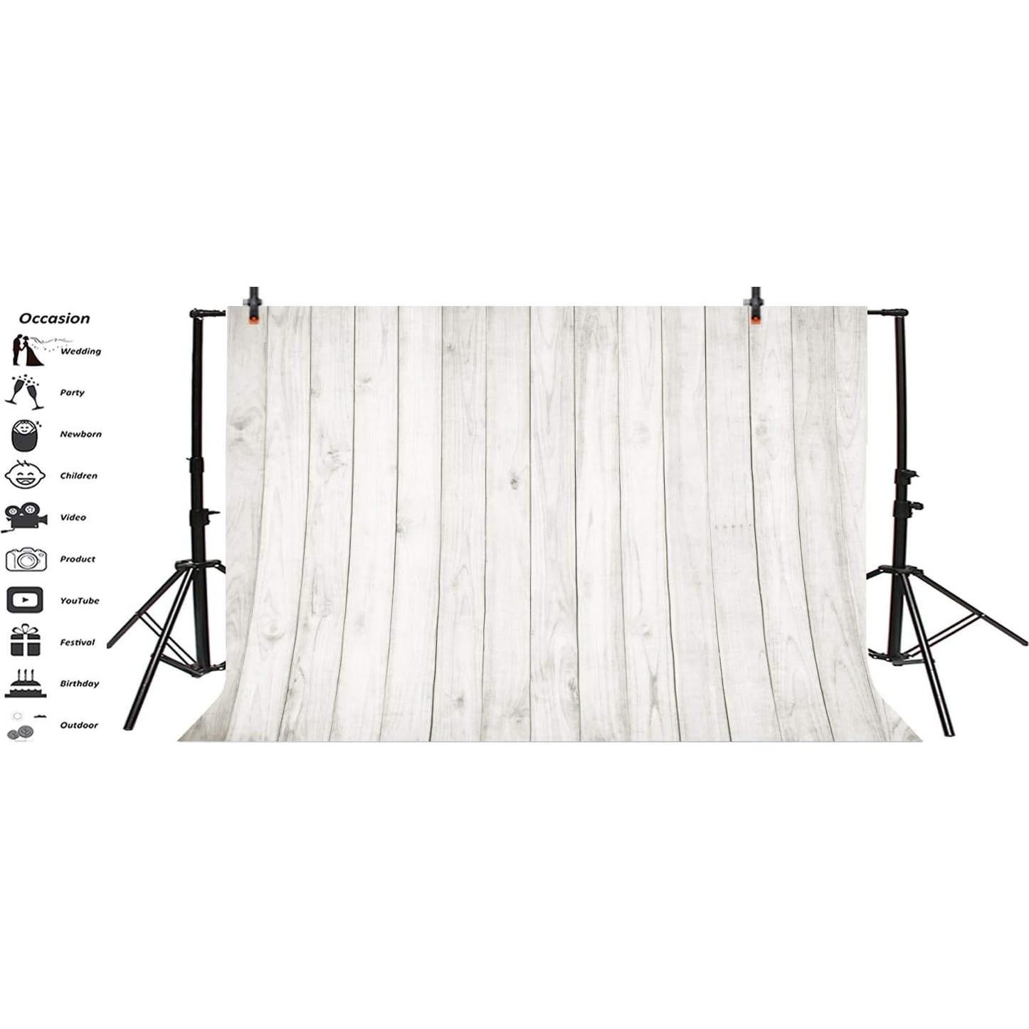 Fondo de Fotografía Vinilo Yeele 3x2.5m Madera Vintage