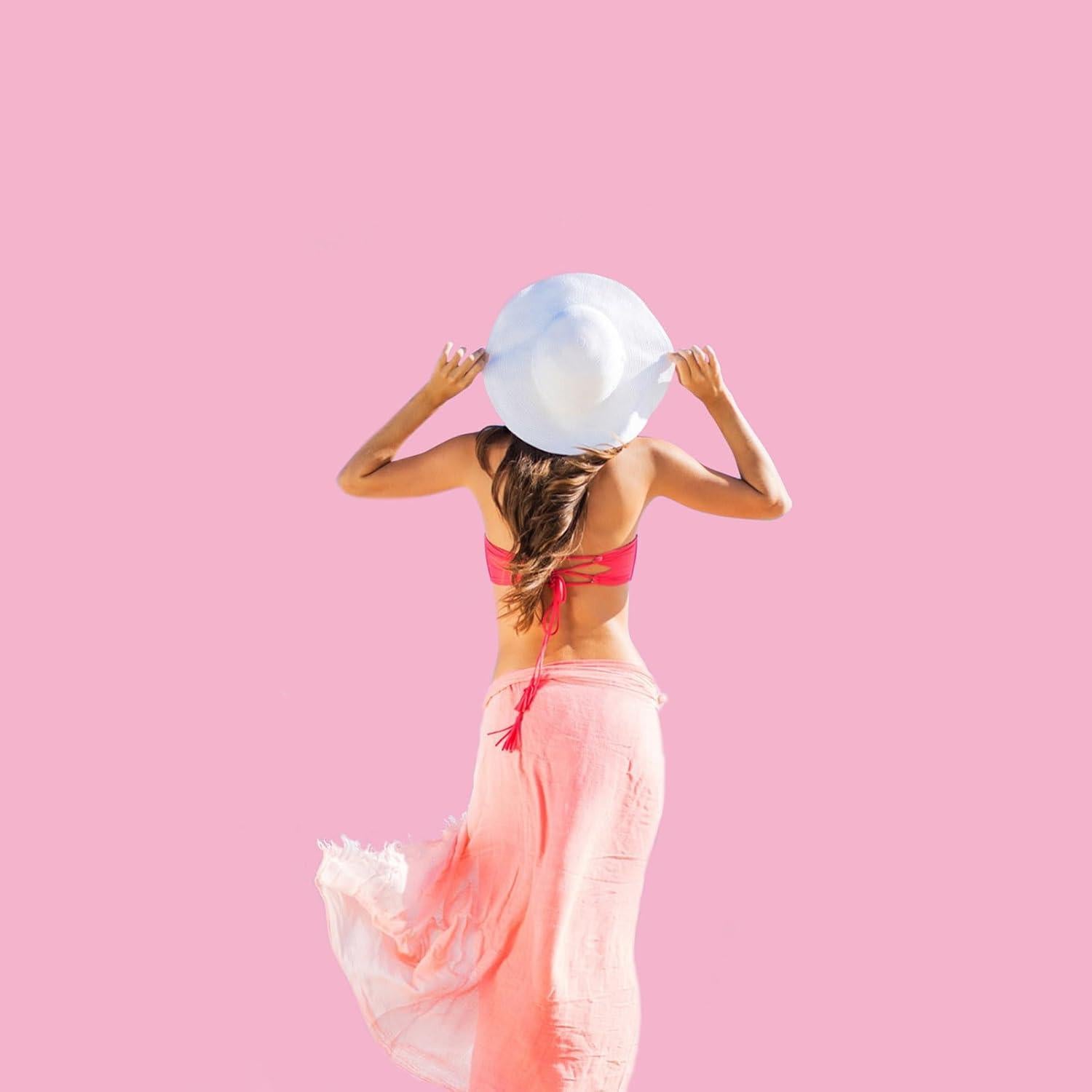 Fondo de Vinilo Rosa Bebé 5x7ft HVEST para Fotografía