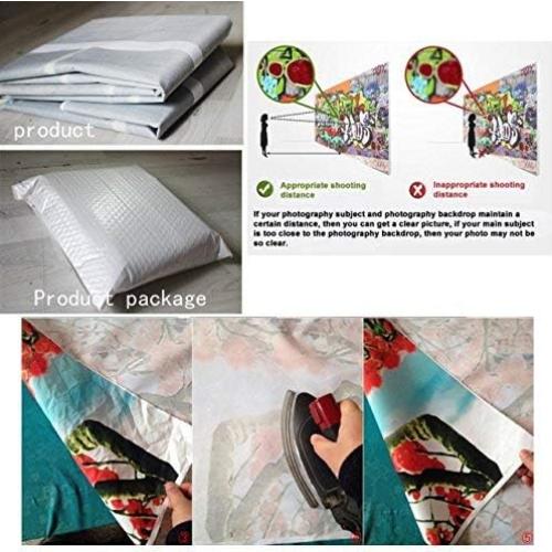 Fondo de Vinilo Rosa Bebé 5x7ft HVEST para Fotografía