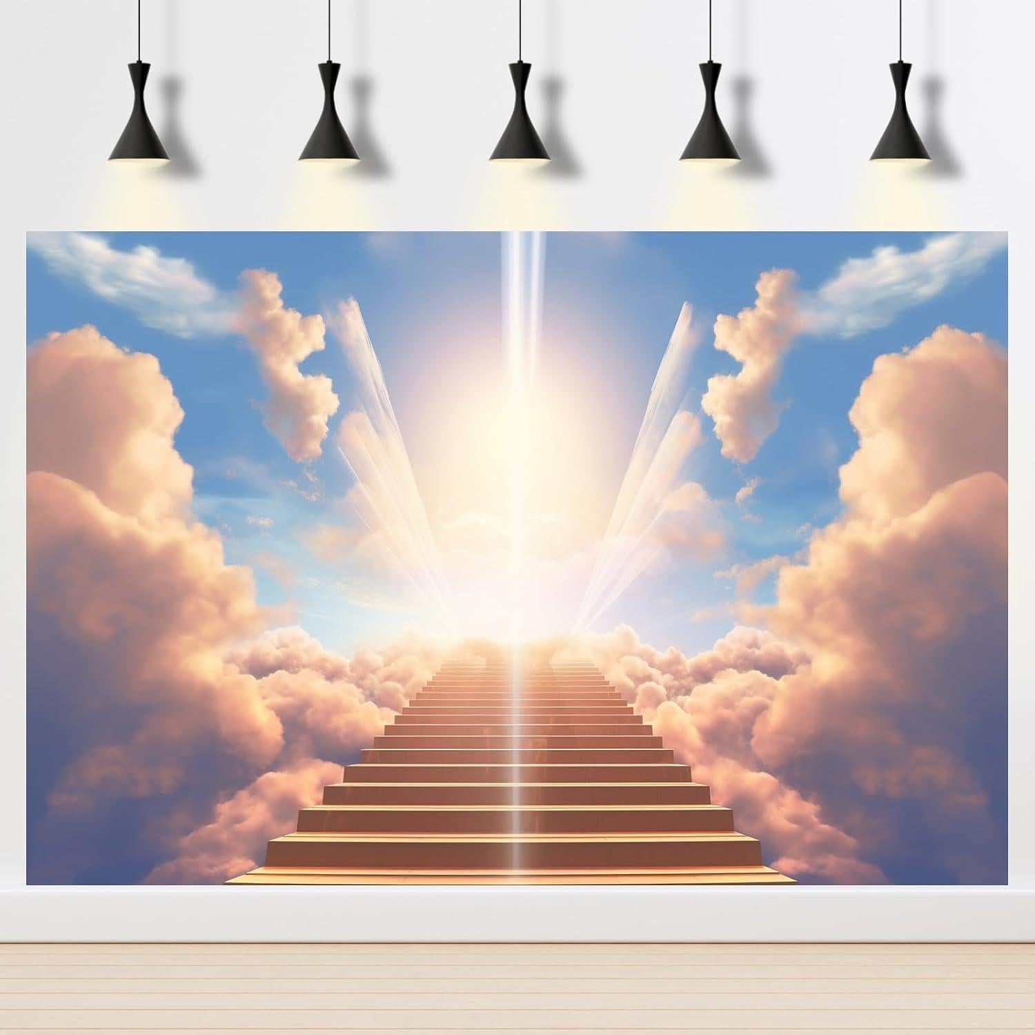 Fondo de Fotografía Vinilo 2.7x1.8m Mitivcati Cielo Nubes